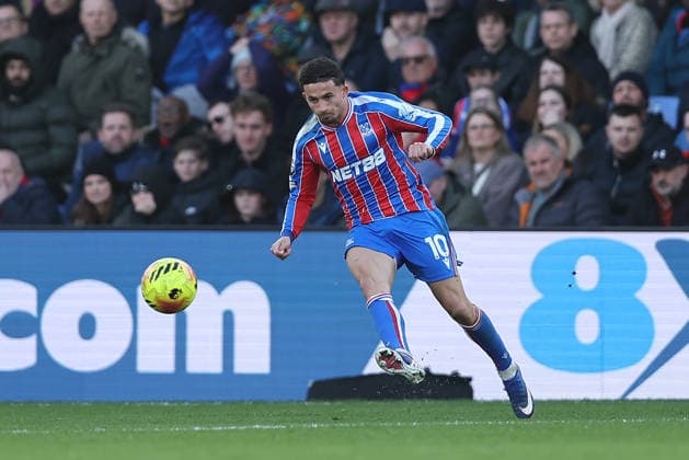 22nd February 2026; Selhurst Park, Selhurst, London, England; Premier League Football, Crystal Palace versus Wolverhampton Wanderers; Yeremi Pino of Crystal Palace controls the ball  KatiexChan Content restricted for UK based newspaper