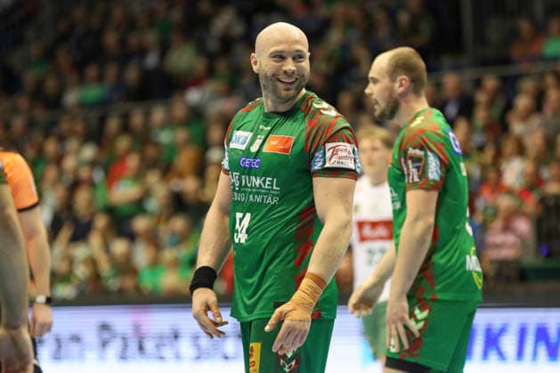 22.02.2026, xgox, Handball - Daikin HBL SC Magdeburg - GWD Minden emspor, v.l. Oscar Bergendahl (Magdeburg, 54) Magdeburg