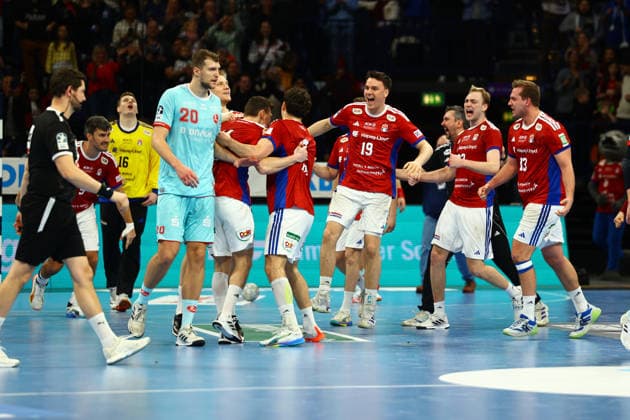 Handball I Herren I Saison 2025 2026 I Bundesliga I 22. Spieltag I HSV Hamburg - MT Melsungen I 22.02.2026 Siegjubel des HSV Hamburg Hamburg Barclaycard Arena Hamburg Deutschland Copyright: xLobeca RalfxHomburgx
