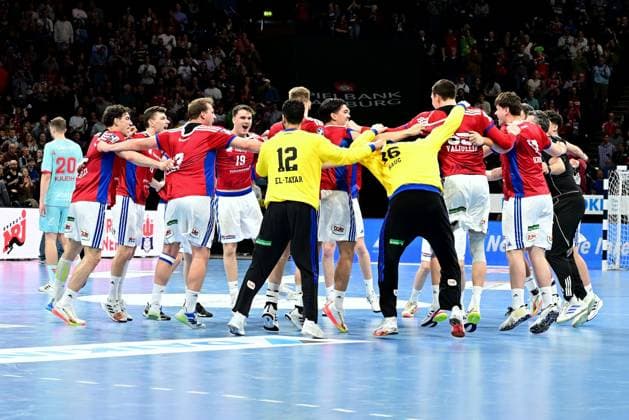 Handball I Herren I Bundesliga l Daikin HBL I Handball Sportverein Hamburg - MT Melsungen I Spieltag I Saison 2025-2026 I HSVH I 22.02.2026 I HSVH Jubelt nach dem Schlusspfiff , Sportarena : Barclays Arena Hamburg, Stellingen Hamburg Deutschland
