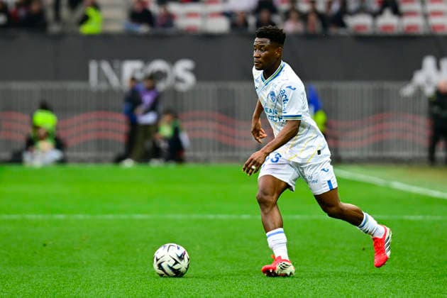 FOOTBALL : OGC Nice VS FC Lorient - Ligue 1 McDonald s - 22 02 2026 Arsene Kouassi (FC Lorient) - Ligue 1 McDonald™s match between OGC Nice and Football Club de Lorient on February 22, 2026 at the Allianz Riviera Stadium in Nice. NiceFrance  Copyright: xWilliamxCannarellax