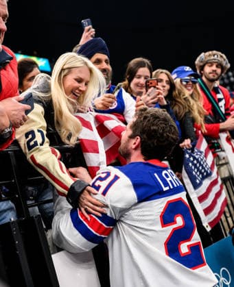 260222 Dylan Larkin of USA celebrate after the men s Ice hockey, Eishockey final between Canada and USA during day 16 of the 2026 Winter Olympics on February 22, 2026 in Milan. Photo: Joel Marklund BILDBYRAN kod JM JM0802 bbeng ishockey ice hockey Olympic Games, Olympische Spiele, Olympia, OS olympics winter olympics os ol olympiska spel vinter-os olympiske leker milano cortina 2026 milan cortina 2026 milano cortina 2026 olympic games milano cortina 2026 winter olympic games milano cortina-os milano cortina-ol vinter-ol final usa united states canada kanada jubel *** 260222 Dylan Larkin of USA celebrate after the men s ice hockey final between Canada and USA during day 16 of the 2026 Winter Olympics on February 22, 2026 in Milan Photo Joel Marklund BILDBYRAN kod JM JM0802 bbeng ishockey ice hockey olympic games olympics winter olympics os ol olympiska spel vinter os olympiske leker milano cortina 2026 milan cortina 2026 milano cortina 2026 olympic games milano cortina 2026 winter olympic games milano cortina os milano cortina ol vinter ol final usa united states canada kanada jubel  Copyright: JOELxMARKLUND BB260222JM109