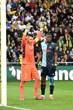FC Nantes v Le Havre Atheltic Club - Ligue 1 McDonald s 2025 2026 01 Anthony LOPES (fcn) - 19 Lucas GOURNA DOUATH (hac) during the Ligue 1 McDonald s match between Nantes and Le Havre at Stade de la Beaujoire on February 22, 2026 in Nantes, France. Nantes France  Copyright: xFEPx 776348293