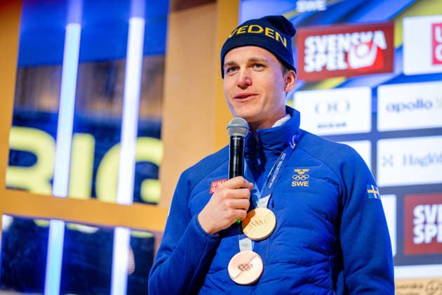 260222 Martin Ponsiluoma of the Swedish national biathlon team during a homecoming celebration event after returning home from the 2026 Winter Olympics on February 22, 2026 in Stockholm. Photo: Caisa Rasmussen BILDBYRAN COP 353 CR0030 skidskytte biathlon skiskyting Olympic Games, Olympische Spiele, Olympia, OS olympics winter olympics os ol olympiska spel vinter-os olympiske leker milano cortina 2026 milan cortina 2026 milano cortina 2026 olympic games milano cortina 2026 winter olympic games milano cortina-os milano cortina-ol vinter-ol 12 bbeng sverige *** 260222 Martin Ponsiluoma of the Swedish national biathlon team during a homecoming celebration event after returning home from the 2026 Winter Olympics on February 22, 2026 in Stockholm Photo Caisa Rasmussen BILDBYRAN COP 353 CR0030 biathlon biathlon olympic games olympics winter olympics os olympiska spel vinter os olympiske leker milano cortina 2026 milan cortina 2026 milano cortina 2026 olympic games milano cortina 2026 winter olympic games milano cortina os milano cortina ol vinter ol 12 bbeng sverige  Copyright: CAISAxRASMUSSEN BB260222ZC085