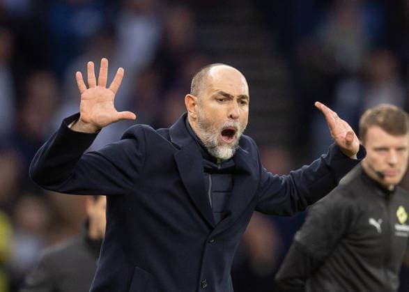 Tottenham Hotspur v Arsenal, Premier League, Football, Tottenham Hotspur Stadium, London, UK - 22 Feb 2026 Tottenham Hotspur Head Coach Igor Tudor reacts London Tottenham Hotspur Stadium Tottenham GBR, UK NEWSPAPERS OUT Copyright: xEllixBirchx