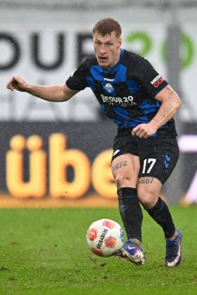 Paderborn, Home Deluxe Arena, 22.02.26, GER, Herren, 2.Bundesliga, Saison 2025-2026, SC Paderborn 07 - Hertha BSC Berlin Bild: Laurin CURDA (Paderborn) DFL regulations prohibit any use of photographs as image sequences and or quasi-video. NRW Deutschland