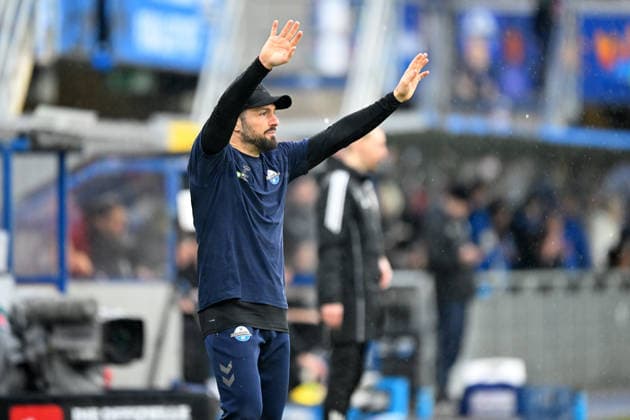 Paderborn, Home Deluxe Arena, 22.02.26, GER, Herren, 2.Bundesliga, Saison 2025-2026, SC Paderborn 07 - Hertha BSC Berlin Bild: Trainer Ralf KETTEMANN (Paderborn) DFL regulations prohibit any use of photographs as image sequences and or quasi-video. NRW Deutschland