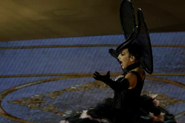 OLYMPICS - Winter Olympic Games, Olympische Spiele, Olympia, OS Milano Cortina 2026 VERONA,ITALY,22.FEB.26 - OLYMPICS - Winter Olympic Games Milano Cortina 2026, closing ceremony. Image shows a show act.  GEPAxpictures xMatthiasxTrinkl