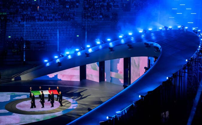 260222 The flag of Italy during the Closing Ceremony of the 2026 Winter Olympics on February 22, 2026 in Verona. Photo: Emma Wallskog BILDBYRAN kod EW MB1342 Olympic Games, Olympische Spiele, Olympia, OS olympics winter olympics os ol olympiska spel vinter-os olympiske leker milano cortina 2026 milan cortina 2026 milano cortina 2026 olympic games milano cortina 2026 winter olympic games milano cortina-os milano cortina-ol vinter-ol 16 bbeng avslutningsceremoni closing ceremony *** 260222 The flag of Italy during the Closing Ceremony of the 2026 Winter Olympics on February 22, 2026 in Verona Photo Emma Wallskog BILDBYRAN code EW MB1342 olympic games olympics winter olympics os ol olympiska spel vinter os olympiske leker milano cortina 2026 milan cortina 2026 milano cortina 2026 olympic games milano cortina 2026 winter olympic games milano cortina os milano cortina ol vinter ol 16 bbeng avslutningsceremoni closing ceremony  Copyright: EMMAxWALLSKOG BB260222EW018