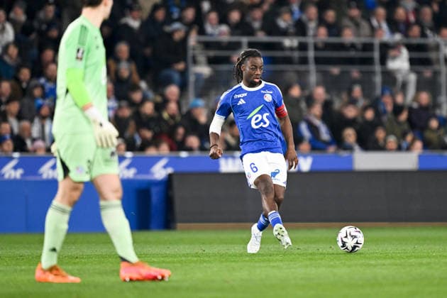 RC Strasbourg Alsace v Olympique Lyonnais - Ligue 1 McDonald s 06 Ismael DOUKOURE (rcsa) during the Ligue 1 McDonald s match between Strasbourg and Lyon at Stade de la Meinau on February 22, 2026 in Strasbourg, France. Strasbourg France  Copyright: xFEPx 776348297