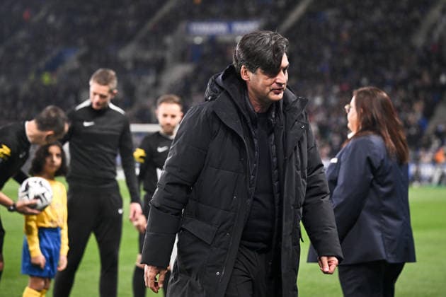 RC Strasbourg Alsace v Olympique Lyonnais - Ligue 1 McDonald s Paulo FONSECA (Entraineur Lyon OL) during the Ligue 1 McDonald s match between Strasbourg and Lyon at Stade de la Meinau on February 22, 2026 in Strasbourg, France. Strasbourg France  Copyright: xFEPx 776348297