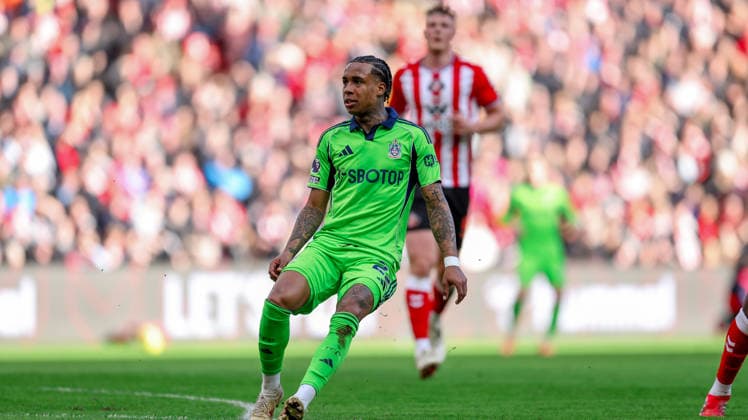 Sunderland v Fulham, Premier League Fulham midfielder Kevin (22) during the Premier League match between Sunderland and Fulham at the Stadium Of Light, Sunderland, UK on 22 February 2026. Editorial use only DataCo restrictions apply See www.football-dataco.com , Copyright: xSimonxDaviesx PSI-23794-0125