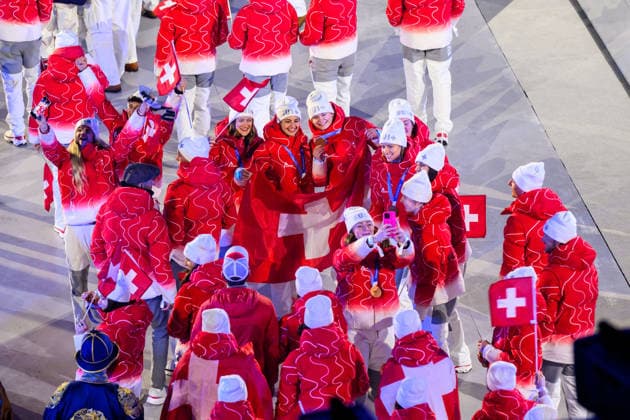 260222 Athletes of Switzerland during the Closing Ceremony of the 2026 Winter Olympics on February 22, 2026 in Verona. Photo: Mathias Bergeld BILDBYRAN kod MB MB1342 Olympic Games, Olympische Spiele, Olympia, OS olympics winter olympics os ol olympiska spel vinter-os olympiske leker milano cortina 2026 milan cortina 2026 milano cortina 2026 olympic games milano cortina 2026 winter olympic games milano cortina-os milano cortina-ol vinter-ol 16 bbeng avslutningsceremoni closing ceremony *** 260222 Athletes of Switzerland during the Closing Ceremony of the 2026 Winter Olympics on February 22, 2026 in Verona Photo Mathias Bergeld BILDBYRAN code MB MB1342 olympic games olympics winter olympics os ol olympiska spel vinter os olympiske leker milano cortina 2026 milan cortina 2026 milano cortina 2026 olympic games milano cortina 2026 winter olympic games milano cortina os milano cortina ol vinter ol 16 bbeng avslutningsceremoni closing ceremony  Copyright: MATHIASxBERGELD BB260222MB024