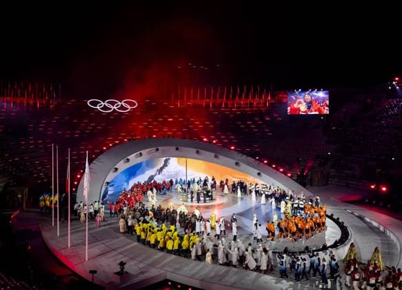 VERONA TeamNL athletes and staff attend the closing ceremony of the 2026 Winter Olympics in the historic Arena di Verona. ROBIN VAN LONKHUIJSEN ANP xVIxANPxSportx xxANPxIVx 551494653 originalFilename: 551494653.jpg