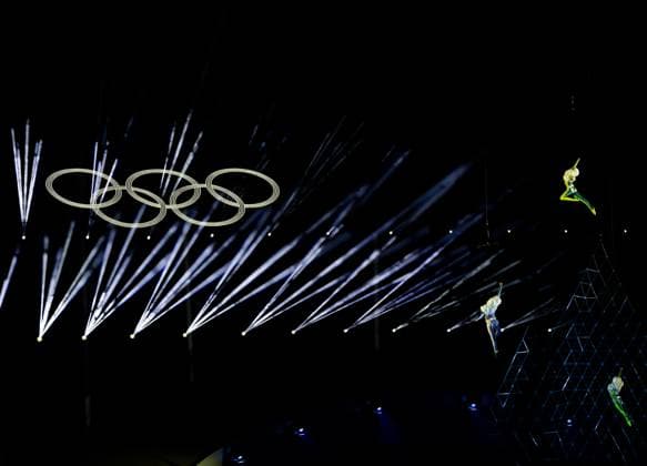 VERONA - Atmospheric image of the closing ceremony of the 2026 Winter Olympics in the historic Arena di Verona. ROBIN VAN LONKHUIJSEN ANP xVIxANPxSportx xxANPxIVx 551496298 originalFilename: 551496298.jpg