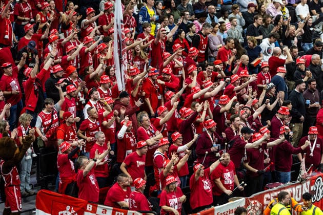 GER, BMW Top Four, Basketball BBL Pokal, Finale, BMA365 Bamberg Baskets - ALBA Berlin. 22.02.2026, SAP Garden, München, GER, BMW Top Four, Basketball BBL Pokal, Finale, BMA365 Bamberg Baskets - ALBA Berlin. Foto Alexander Trienitz München SAP Garden Bayern Deutschland