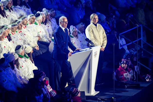 260222 Giovanni Malago, President of Milano Cortina 2026 and IOC President Kirsty Coventry during the Closing Ceremony of the 2026 Winter Olympics on February 22, 2026 in Verona. Photo: Mathias Bergeld BILDBYRAN kod MB MB1342 Olympic Games, Olympische Spiele, Olympia, OS olympics winter olympics os ol olympiska spel vinter-os olympiske leker milano cortina 2026 milan cortina 2026 milano cortina 2026 olympic games milano cortina 2026 winter olympic games milano cortina-os milano cortina-ol vinter-ol 16 bbeng avslutningsceremoni closing ceremony *** 260222 Giovanni Malago, President of Milano Cortina 2026 and IOC President Kirsty Coventry during the Closing Ceremony of the 2026 Winter Olympics on February 22, 2026 in Verona Photo Mathias Bergeld BILDBYRAN kod MB MB1342 olympic games olympics winter olympics os ol olympiska spel vinter os olympiske leker milano cortina 2026 milan cortina 2026 milano cortina 2026 olympic games milano cortina 2026 winter olympic games milano cortina os milano cortina ol vinter ol 16 bbeng avslutningsceremoni closing ceremony  Copyright: MATHIASxBERGELD BB260222MB071