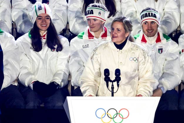 OLYMPICS - Winter Olympic Games, Olympische Spiele, Olympia, OS Milano Cortina 2026 VERONA,ITALY,22.FEB.26 - OLYMPICS - Winter Olympic Games Milano Cortina 2026, closing ceremony. Image shows president Kirsty Coventry (IOC).  GEPAxpictures xMatthiasxTrinkl