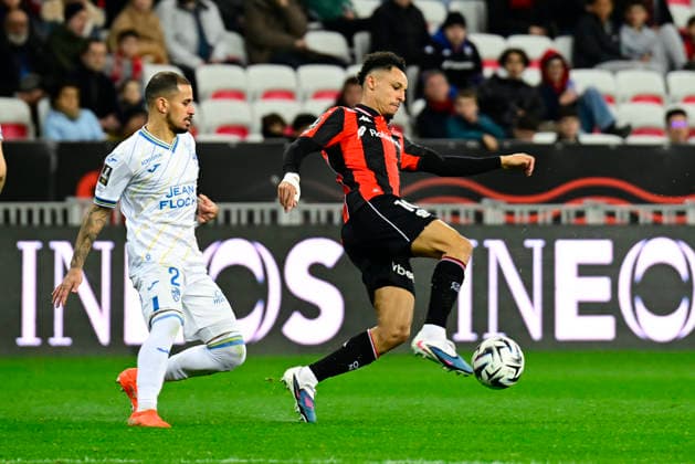 FOOTBALL : OGC Nice VS FC Lorient - Ligue 1 McDonald s - 22 02 2026 Sofiane Diop (OGCN) - Ligue 1 McDonald™s match between OGC Nice and Football Club de Lorient on February 22, 2026 at the Allianz Riviera Stadium in Nice. NiceFrance  Copyright: xWilliamxCannarellax
