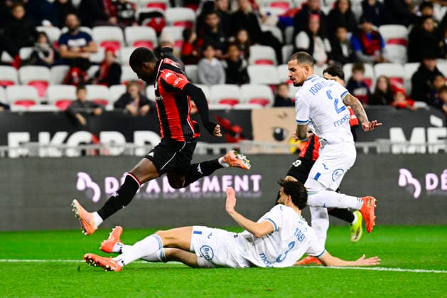 FOOTBALL : OGC Nice VS FC Lorient - Ligue 1 McDonald s - 22 02 2026 Mohamed-Ali Cho (OGC Nice) - Ligue 1 McDonald™s match between OGC Nice and Football Club de Lorient on February 22, 2026 at the Allianz Riviera Stadium in Nice. NiceFrance  Copyright: xWilliamxCannarellax