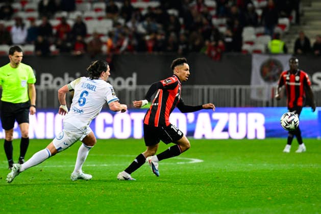 FOOTBALL : OGC Nice VS FC Lorient - Ligue 1 McDonald s - 22 02 2026 Sofiane Diop (OGCN) - Ligue 1 McDonald™s match between OGC Nice and Football Club de Lorient on February 22, 2026 at the Allianz Riviera Stadium in Nice. NiceFrance  Copyright: xWilliamxCannarellax