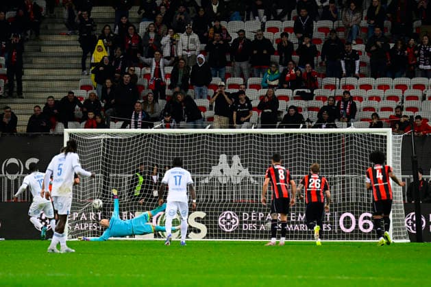 FOOTBALL : OGC Nice VS FC Lorient - Ligue 1 McDonald s - 22 02 2026 But Bamba Dieng (FC Lorient) - Ligue 1 McDonald™s match between OGC Nice and Football Club de Lorient on February 22, 2026 at the Allianz Riviera Stadium in Nice. NiceFrance  Copyright: xWilliamxCannarellax