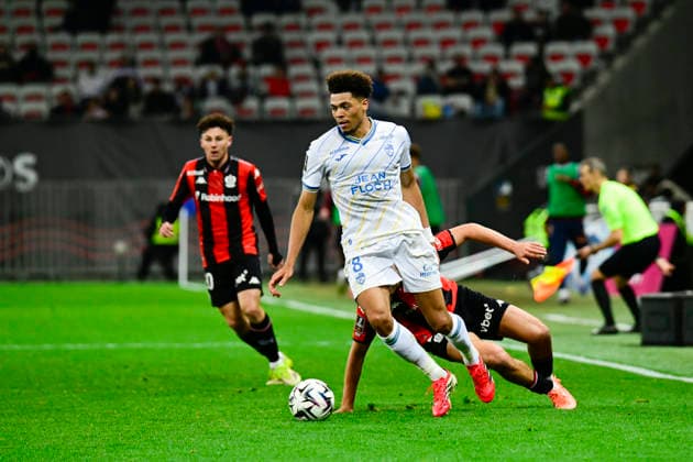 FOOTBALL : OGC Nice VS FC Lorient - Ligue 1 McDonald s - 22 02 2026 Noah Cadiou (FC Lorient) - Ligue 1 McDonald™s match between OGC Nice and Football Club de Lorient on February 22, 2026 at the Allianz Riviera Stadium in Nice. NiceFrance  Copyright: xWilliamxCannarellax