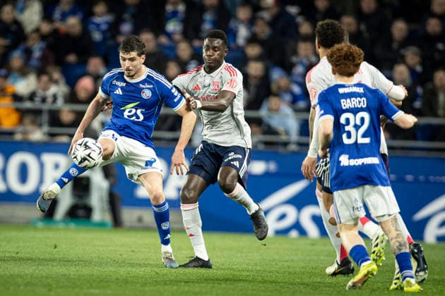FOOTBALL : Racing Strasbourg vs Olympique Lyonnais - ligue 1 - Strasbourg - 21 2 26 Joaquin Panichelli 9 (RCS)  Copyright: xelyxandroxcegarrax
