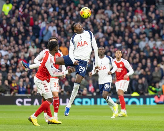 Tottenham Hotspur v Arsenal, Premier League, Football, Tottenham Hotspur Stadium, London, UK - 22 Feb 2026 Pape Matar Sarr of Tottenham Hotspur (29) in action London Tottenham Hotspur Stadium Tottenham GBR, UK NEWSPAPERS OUT Copyright: xEllixBirchx