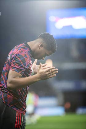 FOOTBALL : Racing Strasbourg vs Olympique Lyonnais - ligue 1 - Strasbourg - 21 2 26 Endrick 9  Copyright: xElyxandroxCEGARRAx