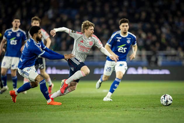 FOOTBALL : Racing Strasbourg vs Olympique Lyonnais - ligue 1 - Strasbourg - 21 2 26 Pavel Å ulc 10  Copyright: xelyxandroxcegarrax