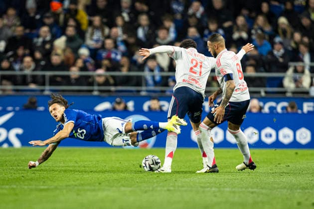 FOOTBALL : Racing Strasbourg vs Olympique Lyonnais - ligue 1 - Strasbourg - 21 2 26 Diego Moreira 7 (RCS)  Copyright: xelyxandroxcegarrax