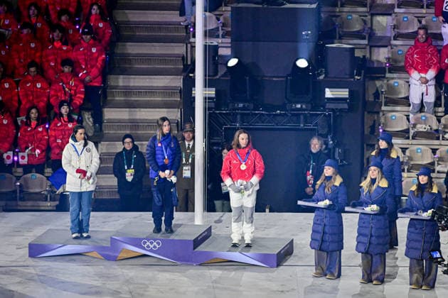 Olympic Closing Ceremony, at the Olympic Winter games, Winterspiele,Spiele, Summer games Milano Cortina 2026, at Verona Arena, on February 22, 2026 in Verona, Italy. Noxthirdxpartyxsales  aflo_320977375