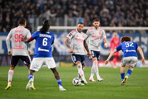 RC Strasbourg Alsace v Olympique Lyonnais - Ligue 1 McDonald s 08 Corentin TOLISSO (ol) during the Ligue 1 McDonald s match between Strasbourg and Lyon at Stade de la Meinau on February 22, 2026 in Strasbourg, France. Strasbourg France  Copyright: xFEPx 776348297