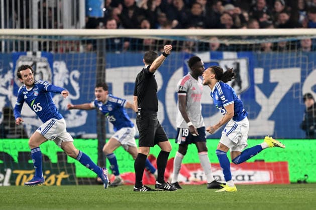 RC Strasbourg Alsace v Olympique Lyonnais - Ligue 1 McDonald s 07 Diego MOREIRA (rcsa) during the Ligue 1 McDonald s match between Strasbourg and Lyon at Stade de la Meinau on February 22, 2026 in Strasbourg, France. Strasbourg France  Copyright: xFEPx 776348297