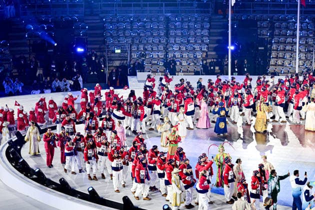 Olympic Closing Ceremony, at the Olympic Winter games, Winterspiele,Spiele, Summer games Milano Cortina 2026, at Verona Arena, on February 22, 2026 in Verona, Italy. Noxthirdxpartyxsales  aflo_320977252