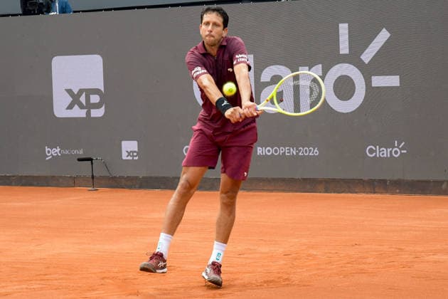 rio open, etapa do ATP, Tennis Herren world tour 500 rio open, etapa do atp world tour 500 Rio de Janeiro RJ, 22 02 2026 - Rio Open ATP 500 RJ - Marcelo Melo during the Rio Open, a stage of the ATP World Tour 500, which takes place at the Jockey Club Brasileiro in Gavea, South Zone of Rio de Janeiro, this Sunday, February 22, 2026. Foto: Clever Felix Thenews2 imago images rio open, etapa do atp world tour 500 Copyright: xCleverxFelixx Copyright: xIMAGO CleverxFelixx