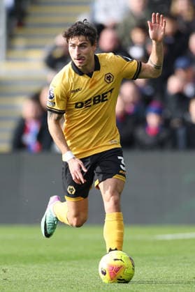 Crystal Palace v Wolverhampton Wanderers - Premier League Hugo Bueno of Wolverhampton Wanderers plays during the Premier League match between Crystal Palace and Wolverhampton Wanderers at Selhurst Park in London, England, on February 22, 2026. London Greater London United Kingdom  Copyright: xMIxNewsx originalFilename:fletcher-crystalp260222_npYLQ.jpg
