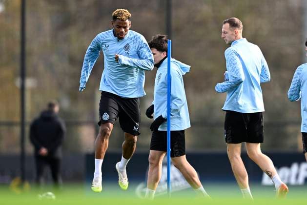 Atletico de Madrid v Club Brugge - UEFA Champions League Media Activities 23 02 2026 WESTKAPELLE, BELGIUM - FEBRUARY 23 : Onyedika Nwadike Raphael midfielder of Club Brugge pictured during a training session ahead of the UEFA Champions League 2025 26 knockout phase play-off match second leg between Atletico de Madrid and Club Brugge on February 23, 2026 in Westkapelle, Belgium, 23 02 2026 Westkapelle Belgium  Copyright: xTomasxSiskx