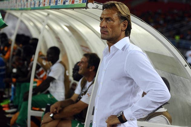 Democratic Republic of the Congo v Ivory Coast - 2015 African Cup of Nations BATA, EQUATORIAL GUINEA - FEBRUARY 04: Ivory Coast s head coach Renard Herve during the 2015 African Cup of Nations semi-final football match between Democratic Republic of the Congo and Ivory Coast at the Bata Stadium on February 04, 2015 in Bata, Equatorial Guinea. Mohamed Hossam Anadolu Agency Equatorial Guinea World. Editorial use only. Please get in touch for any other usage.  Copyright: x2025xAnadoluxMohamedxHossamx
