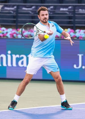 Stan Wawrinka (SUI), Dubai Duty Free Tennis Championships, Dubai, U.A.E. Tennis - Dubai Tennis Championships 2025 - ATP, Tennis Herren - Dubai Duty Free Tennis Stadium - Dubai - - United Arab Emirates - 23 February 2026. Copyright: xJuergenxHasenkopfx
