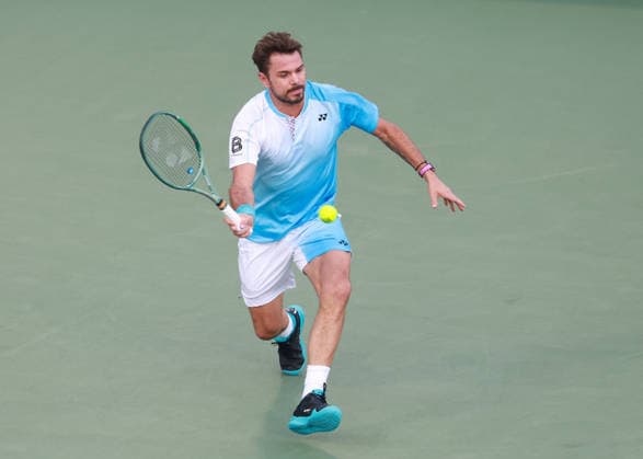 Stan Wawrinka (SUI), Dubai Duty Free Tennis Championships, Dubai, U.A.E. Tennis - Dubai Tennis Championships 2025 - ATP, Tennis Herren - Dubai Duty Free Tennis Stadium - Dubai - - United Arab Emirates - 23 February 2026. Copyright: xJuergenxHasenkopfx
