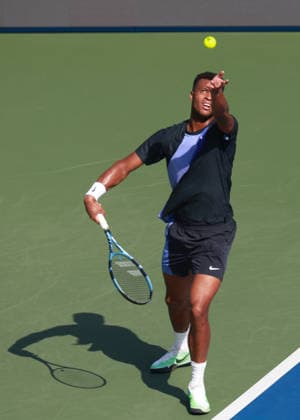 Giovanni Mpetshi Perricard, Dubai Duty Free Tennis Championships, Dubai, U.A.E. Tennis - Dubai Tennis Championships 2025 - ATP, Tennis Herren - Dubai Duty Free Tennis Stadium - Dubai - - United Arab Emirates - 23 February 2026. Copyright: xJuergenxHasenkopfx