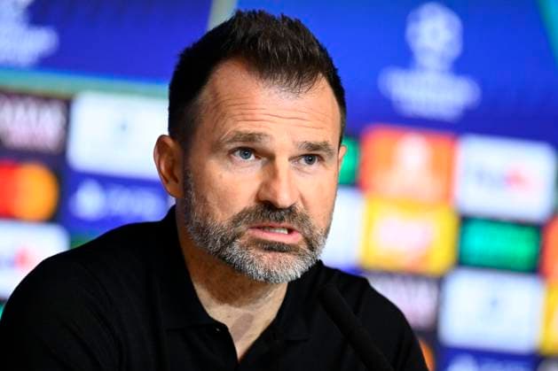 Atletico de Madrid v Club Brugge - UEFA Champions League Media Activities 23 02 2026 MADRID, SPAIN - FEBRUARY 23 : Leko Ivan head coach of Club Brugge talking to the press during a press conference, PK, Pressekonferenz ahead of the UEFA Champions League 2025 26 knockout phase play-off match second leg between Atletico de Madrid and Club Brugge on February 23, 2026 in Madrid, Spain, 23 02 2026 Madrid Spain  Copyright: xTomasxSiskx