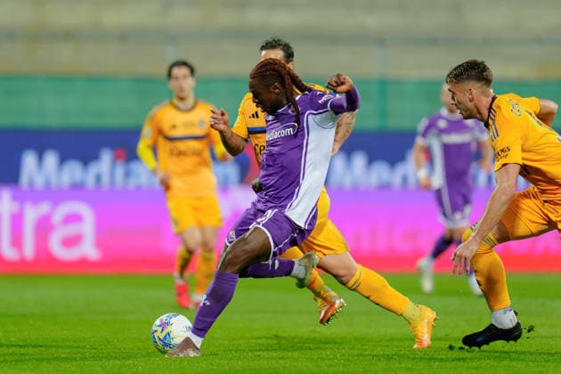 ACF Fiorentina v Pisa SC - Serie A Enilive Moise Kean of ACF Fiorentina scores first goal during the serie Serie A Enilive match between ACF Fiorentina and Pisa SC at Stadio Artemio Franchi on February 23, 2026 in Florence, Italy Florence Stadio Artemio Franchi Tuscany Italy Copyright: xGiuseppexMaffiax 260223_SerieA_Lazio-Atalanta_GM_07027