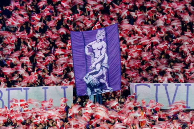ACF Fiorentina v Pisa SC - Serie A Enilive Supporters of ACF Fiorentina during the serie Serie A Enilive match between ACF Fiorentina and Pisa SC at Stadio Artemio Franchi on February 23, 2026 in Florence, Italy Florence Stadio Artemio Franchi Tuscany Italy Copyright: xGiuseppexMaffiax 260223_SerieA_Fiorentina-Pisa_GM_04200