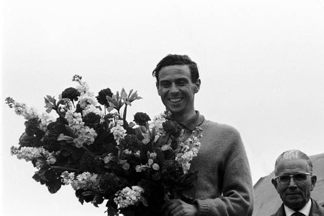 Race winner Jim Clark (GBR) Lotus 33...Belgian Grand Prix, Spa-Francorchamps, 13 June 1965. Copyright: xSuttonxMotorsportsx