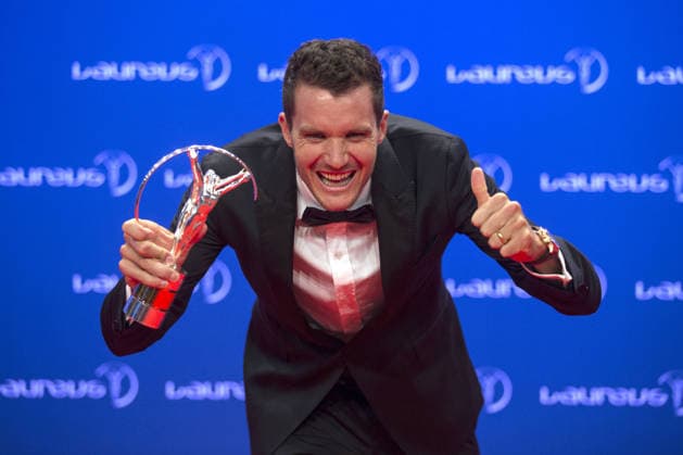 2016 Laureus World Sports Awards in Berlin BERLIN, GERMANY - APRIL 18: Triathlete Jan Frodeno attends the 2016 Laureus World Sports Awards at Messe in Berlin, Germany on April 18, 2016. Berlin Germany. Editorial use only. Please get in touch for any other usage.  Copyright: x2025xAnadoluxMehmetxKamanx