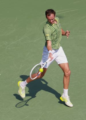 Daniil Medvedev, Dubai Duty Free Tennis Championships, Dubai, U.A.E. Tennis - Dubai Tennis Championships 2025 - ATP, Tennis Herren - Dubai Duty Free Tennis Stadium - Dubai - - United Arab Emirates - 24 February 2026. Copyright: xJuergenxHasenkopfx