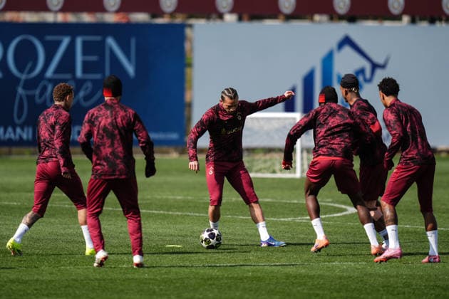 Ahead of the Juventus v Galatasaray - UEFA Champions League ISTANBUL, TURKIYE - FEBRUARY 24: Players of Galatasaray attend the training session ahead of the UEFA Champions League round of 16 play-off second leg match against Juventus at the Kemerburgaz Metin Oktay Training Facilities in Istanbul, Turkiye on February 24, 2026. Hakan Akgun Anadolu Istanbul Turkey. Editorial use only. Please get in touch for any other usage.  Copyright: x2026xAnadoluxHakanxAkgunx